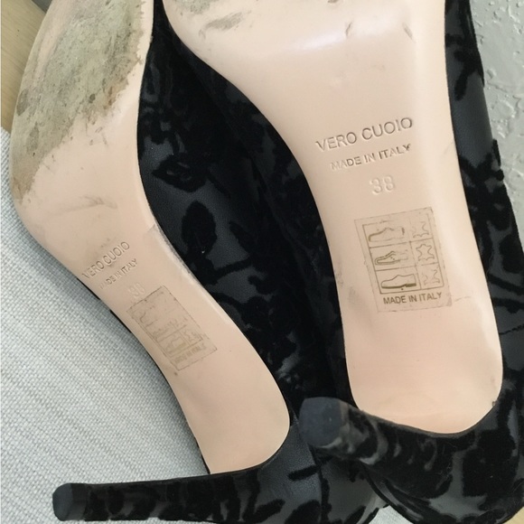 Red Valentino Black floral print size 38 - Picture 9 of 10